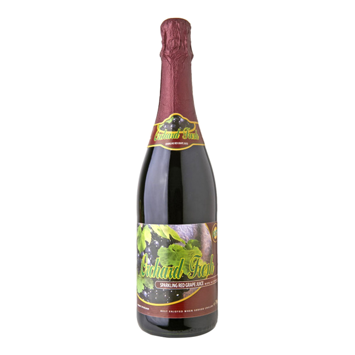 Orchard Fresh Sparkling Red Grape Juice 750ml